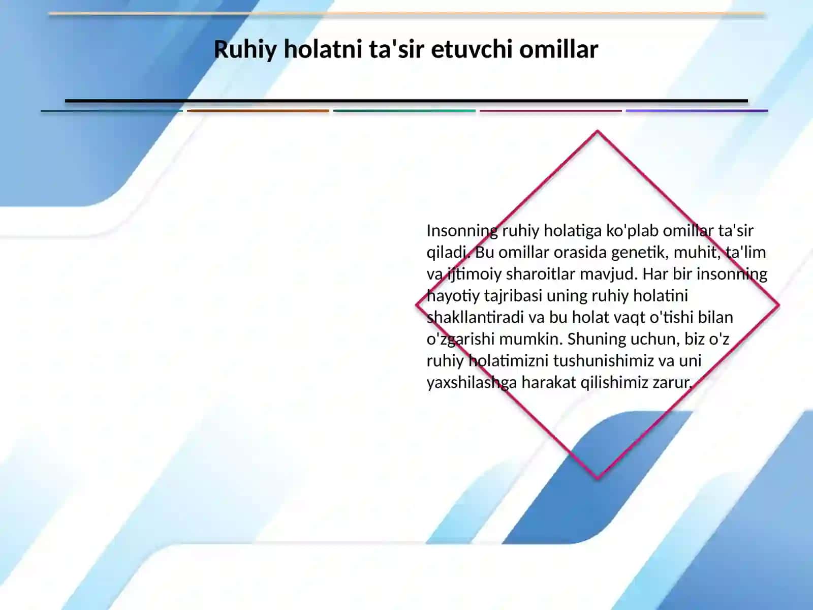 Inson ruhiy-holatiy kechinmalari 4