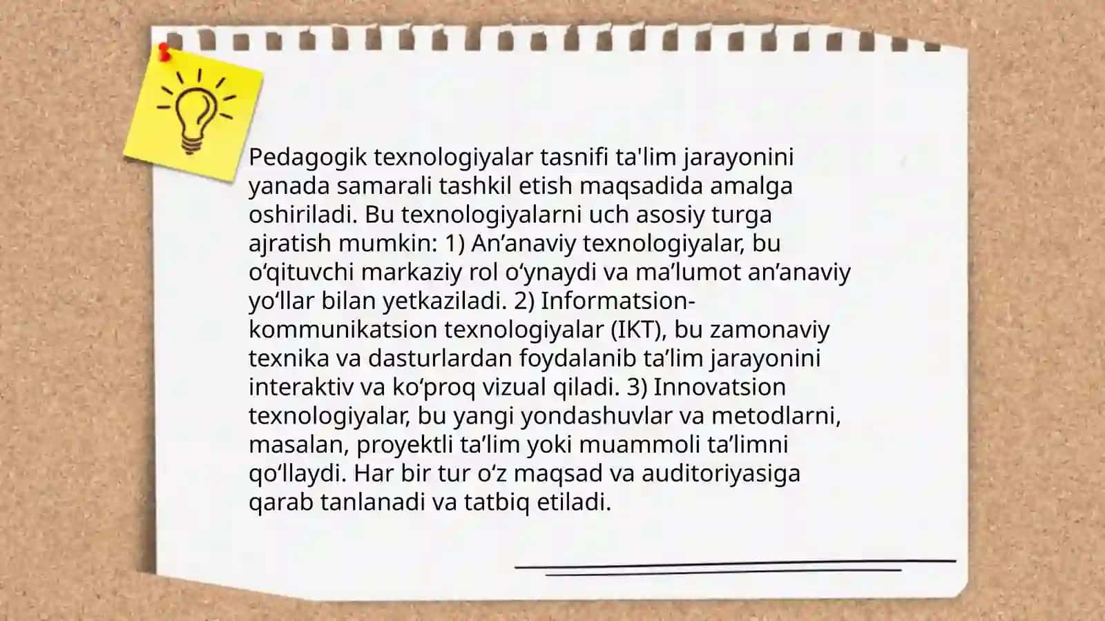 Lokal va xususiy metodik darajadagi pedagogik texnologiyalarni o'quvchilarning geografiya bo'yicha masala va mashqlarini o'rganishda qo'llash 4