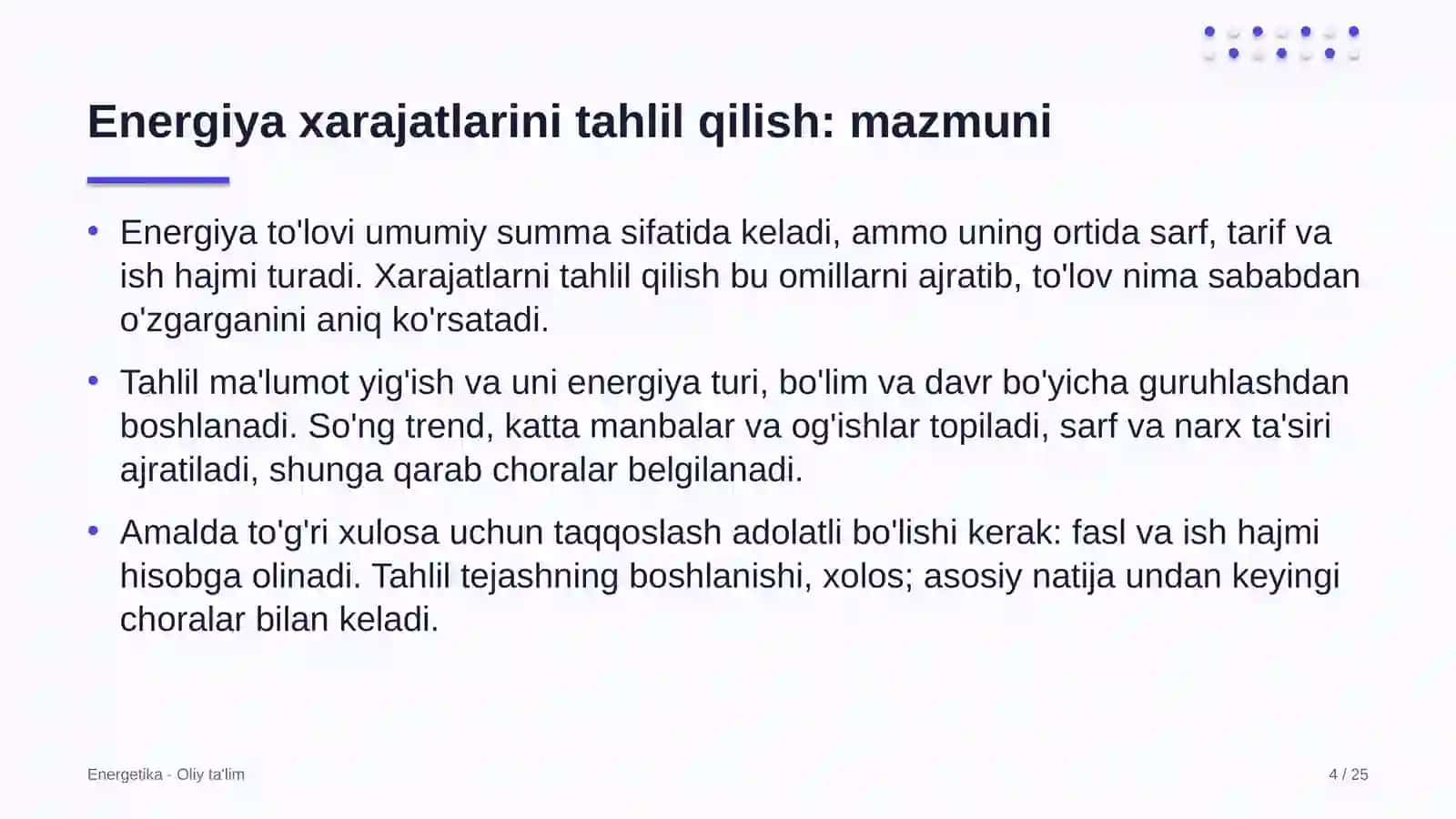 gilam yuvish sexlarida energiya xarajatlarini tahlil qilish 9232 4