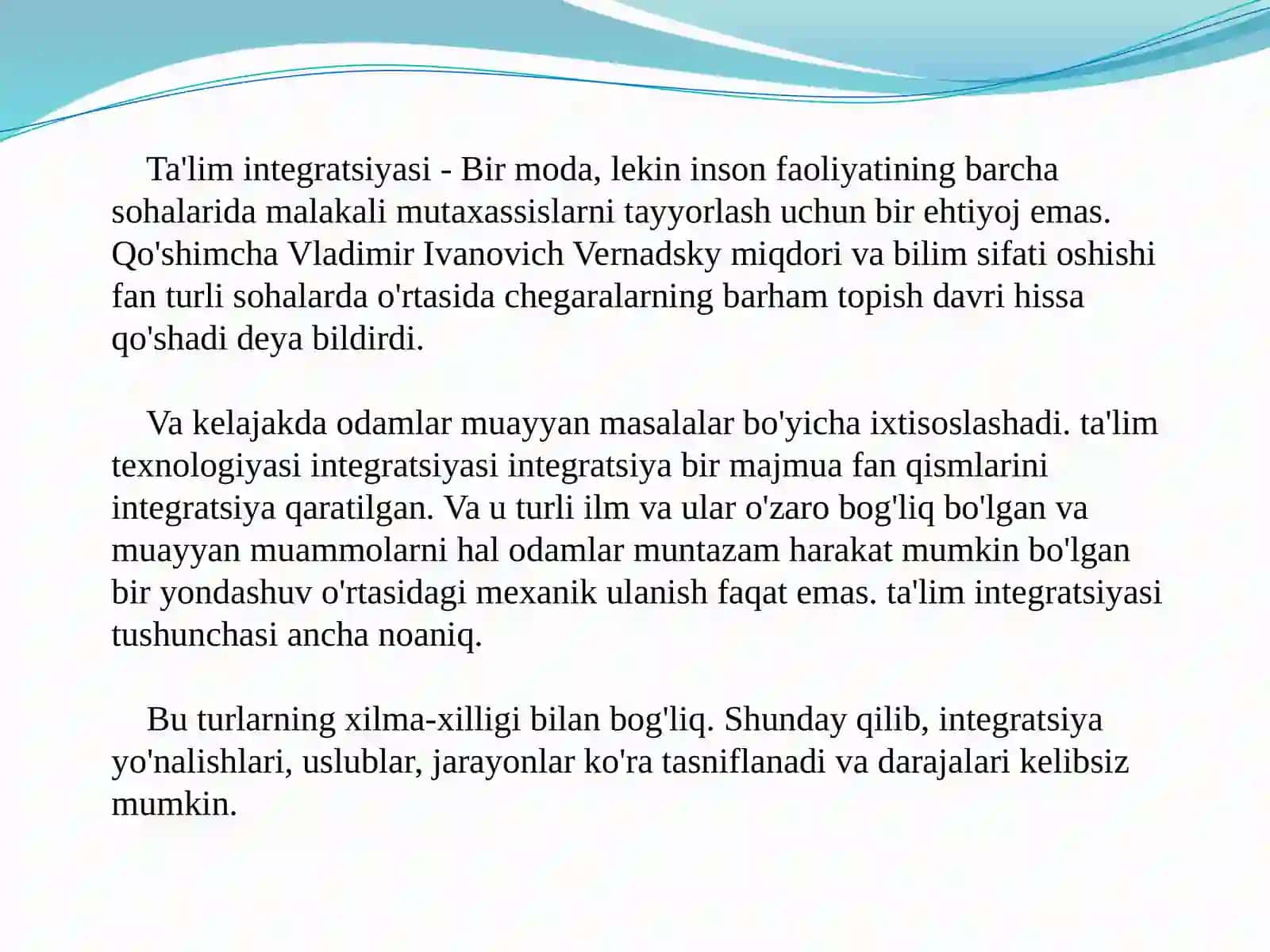 Ta‘lim jarayonida axloqiy va estetik tarbiyaning integratsiyalashgan tizimi 4