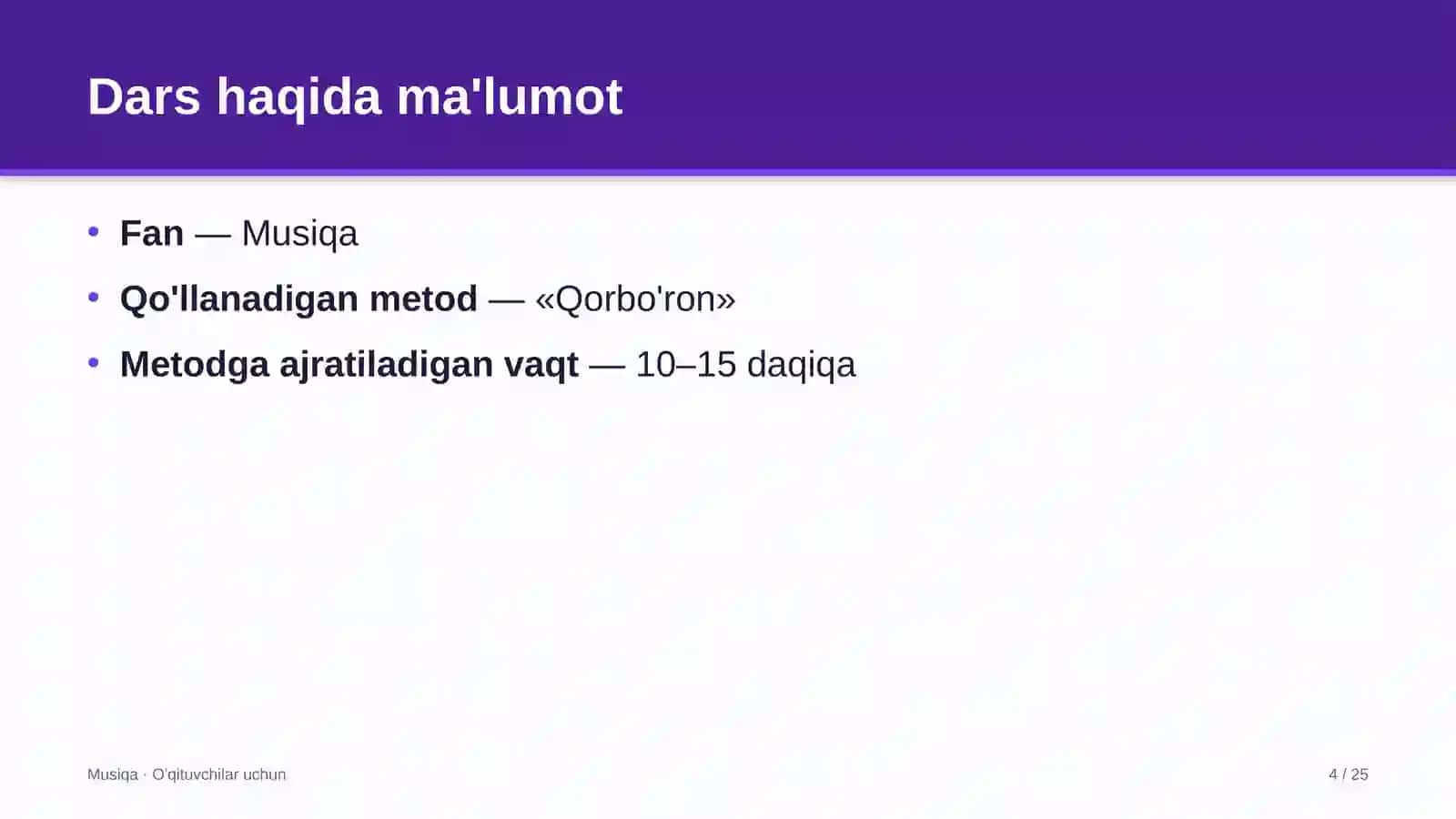 musiqa darslarida qorbo'ron metodidan foydalanish 9909 4