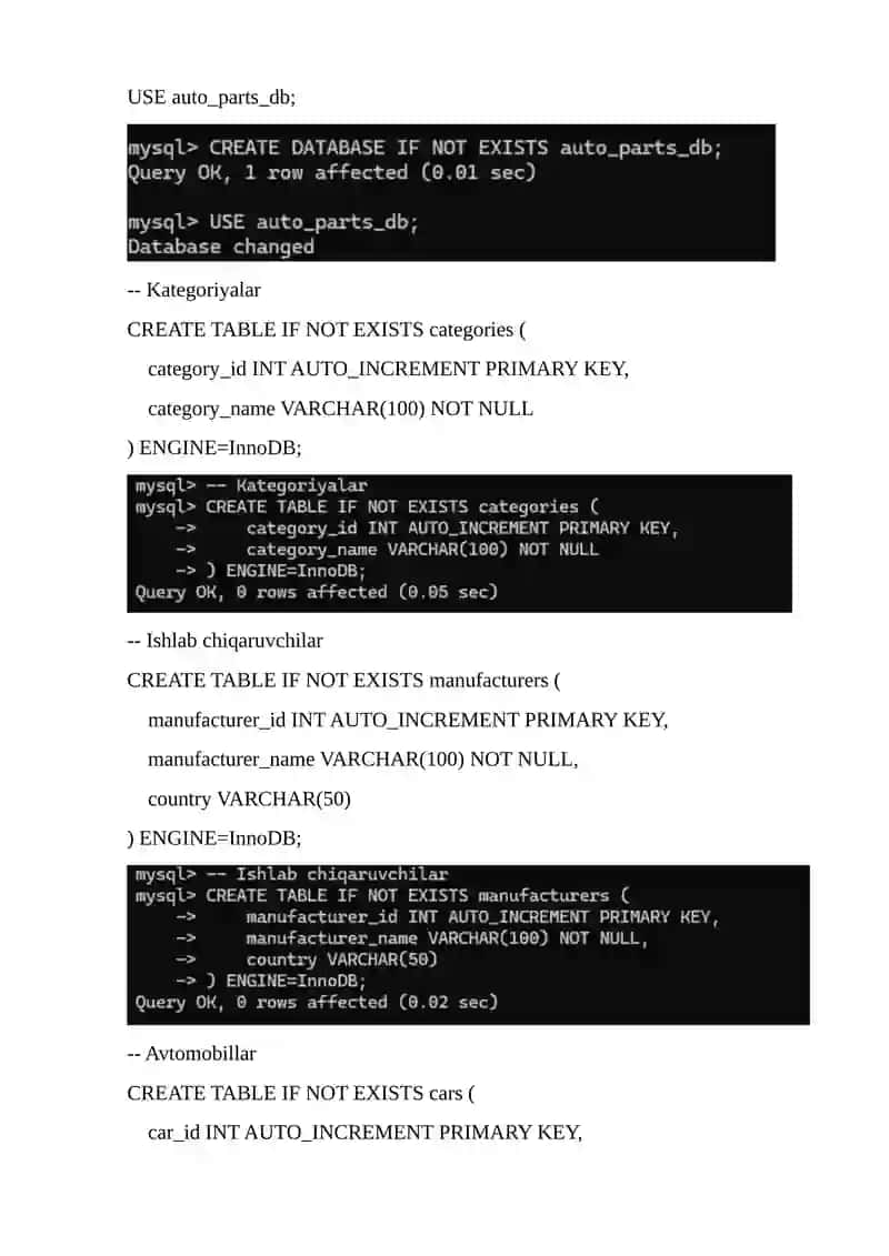 Avtomobil ehtiyot qismlari 4