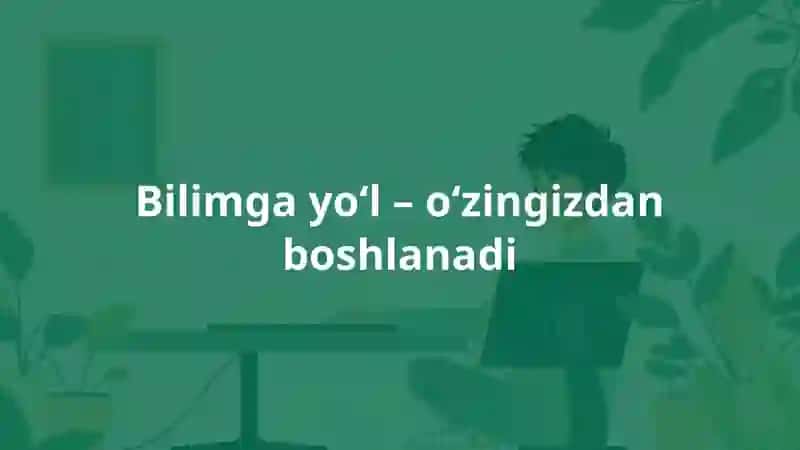 Mustaqil taʼlim bilim olishda yangi davr 4