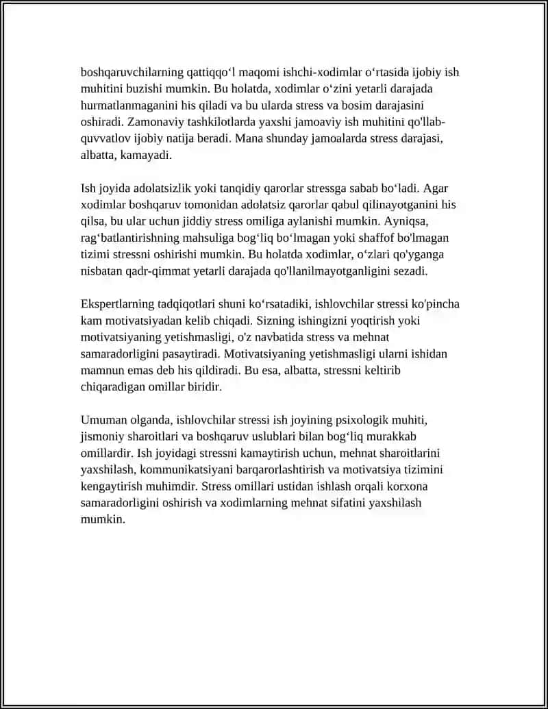 STRESS OMILLAR 4