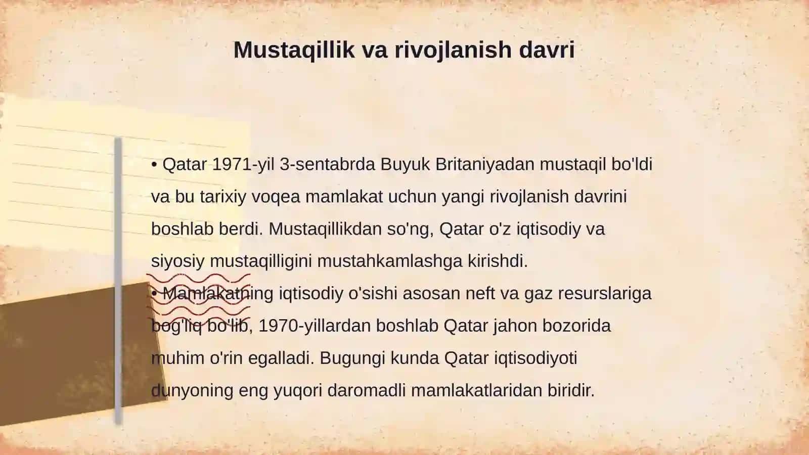 Qatar davlati tarixi va bugungi kun iqtisodiy koʻrsatgichlari 4