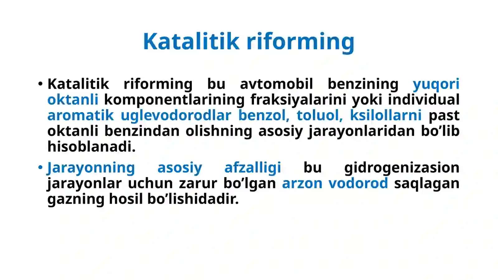 Katalitik riforming 4
