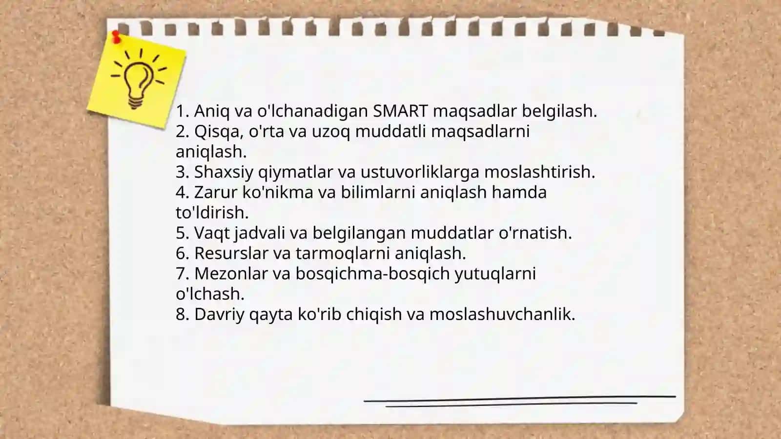 Karyerani rejalashtirish va boshqarish 4