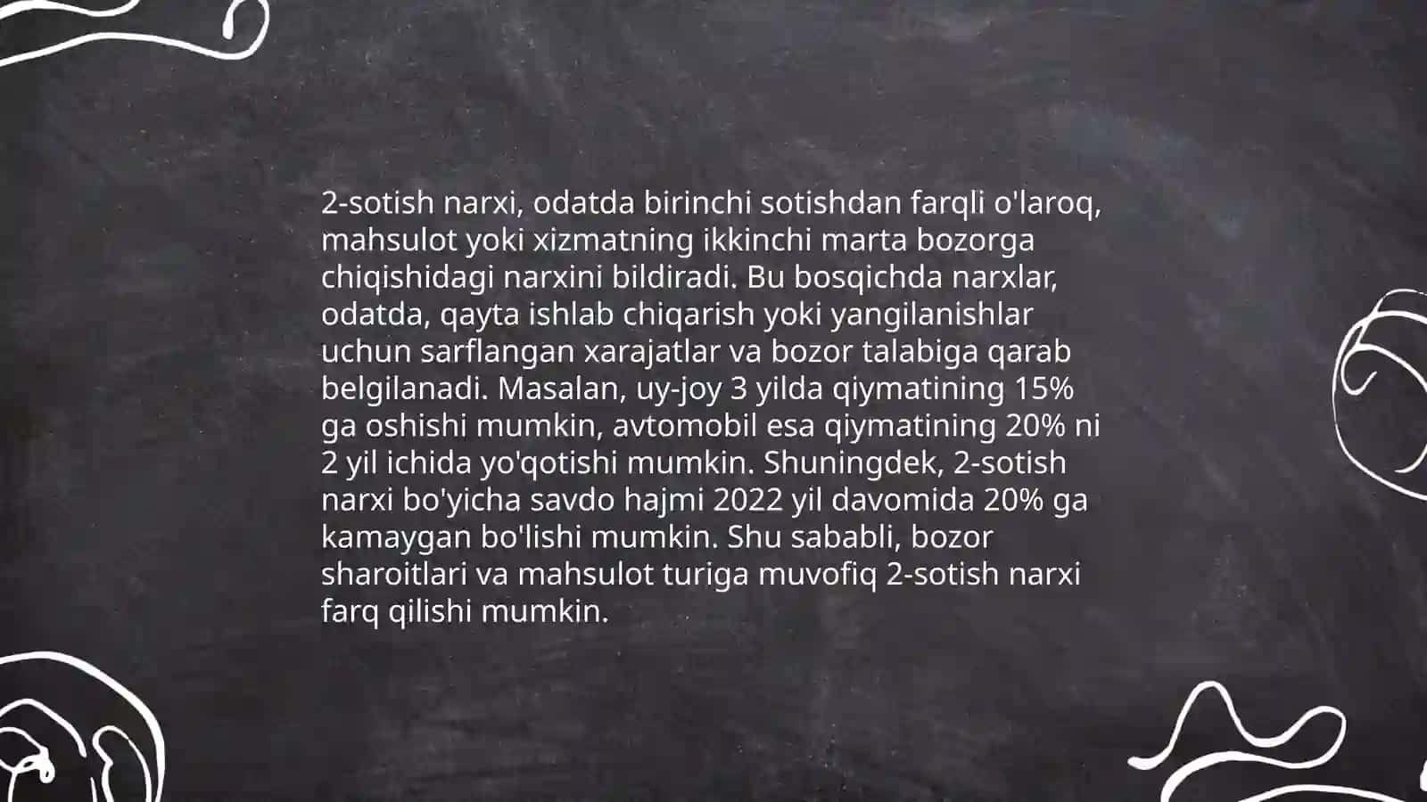 Foyda va zarar formulasi 4