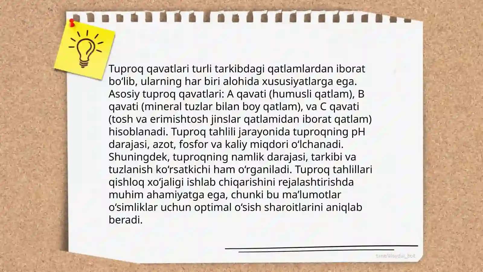 Tuproqning morfologik belgilarini tahlil qilish 4