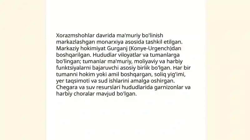 Xorazmshoxlar davri tarixiy geografiyasi 4
