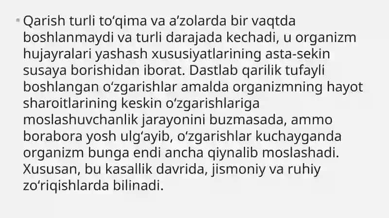 Keksalik va qarish 4