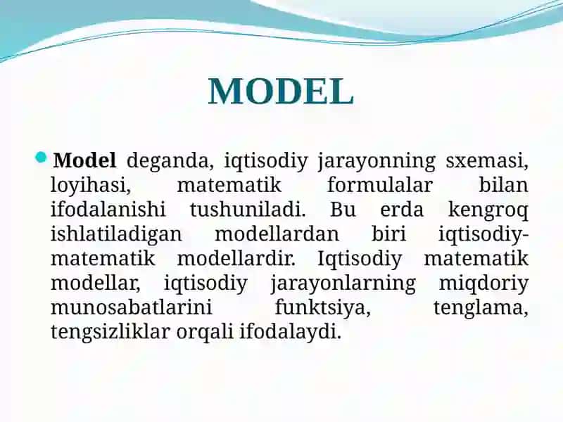 TALAB VA TAKLIF TAHLILI ASOSLARI 4