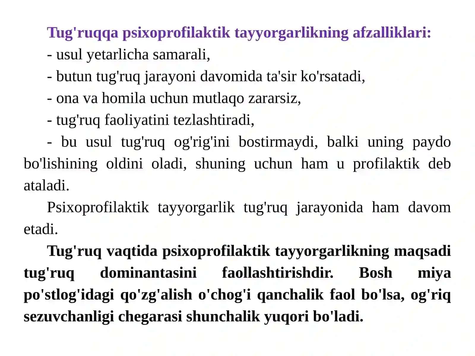 Homiladorlikda fiziopsixoprofilaktika va pedagogik jihatlar 4