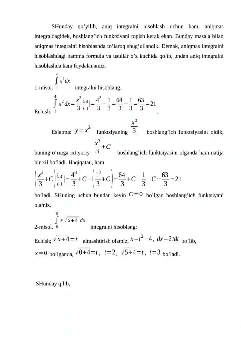 ANIQ INTEGRAL 4