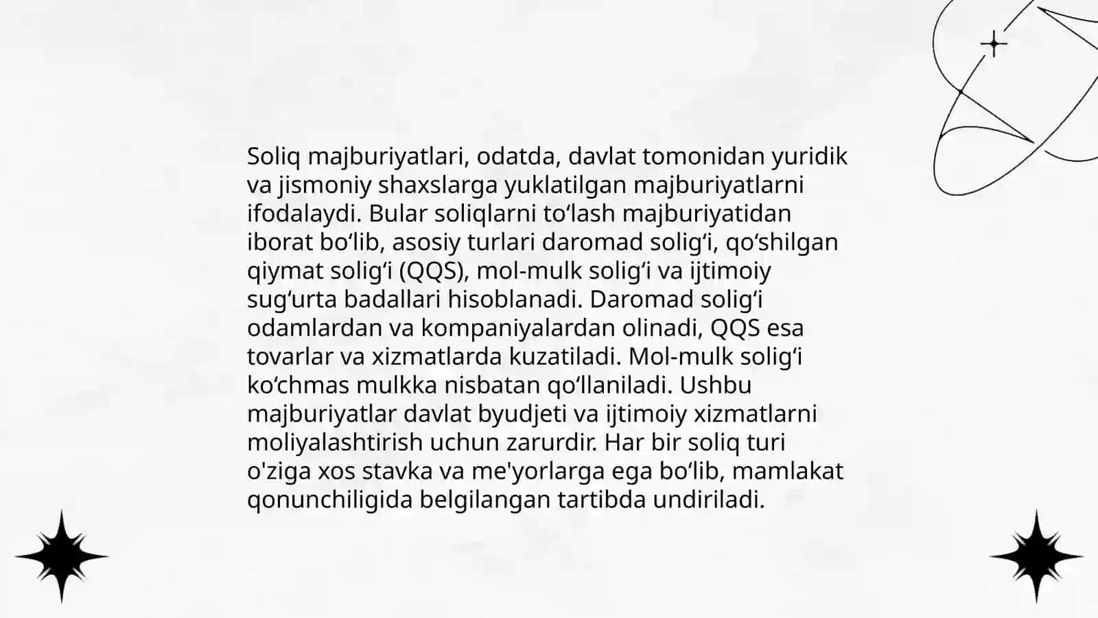 Soliq majburiyatining huquqiy asoslari 4