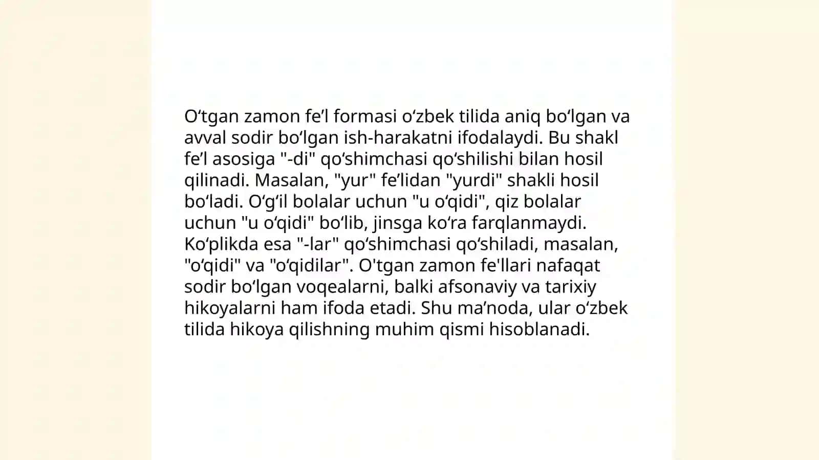 Oʻzbek tilida sintaktik shakl hosil qiluvchi kategoriyalar 4