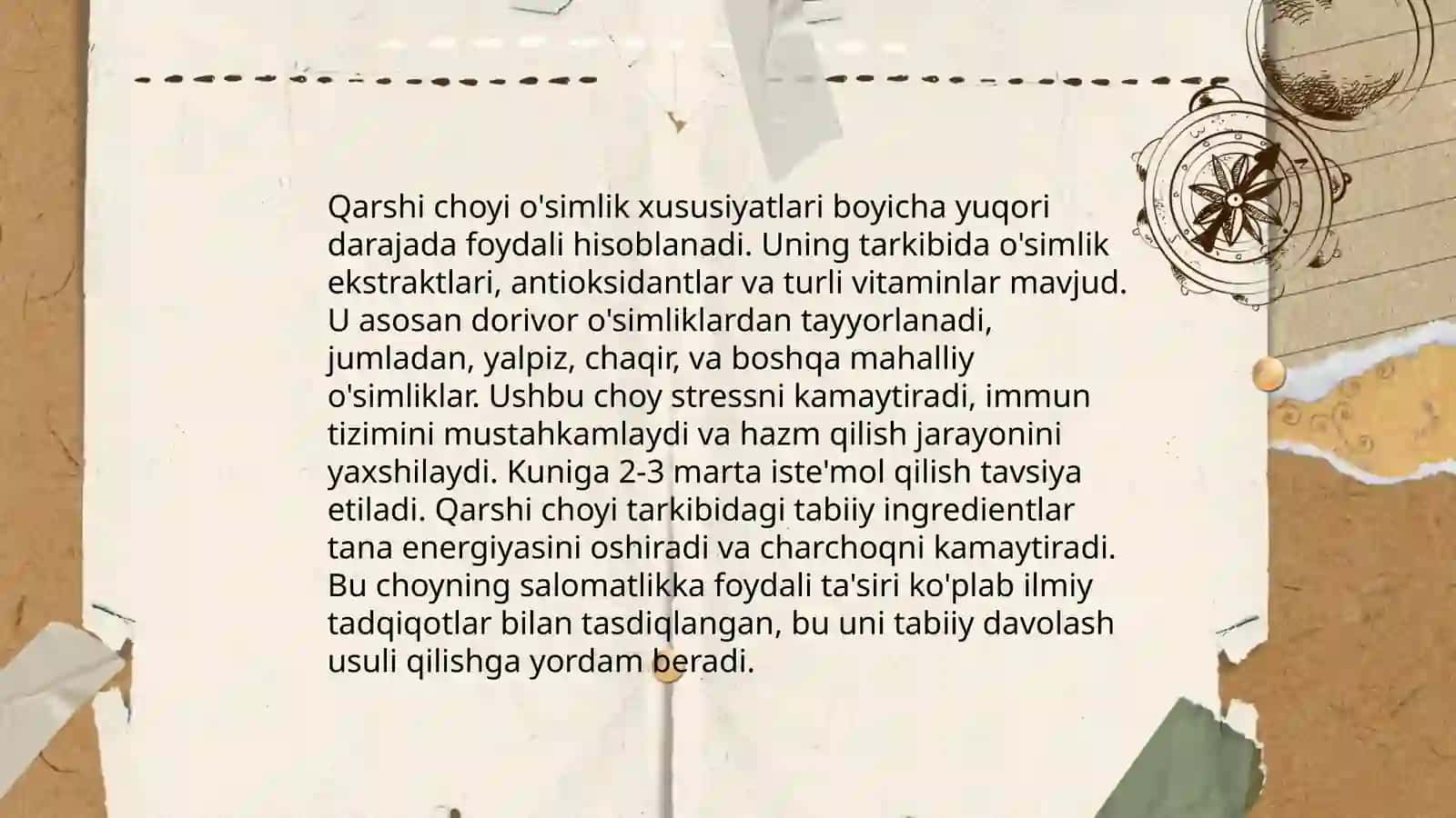 Qarshi choy 4