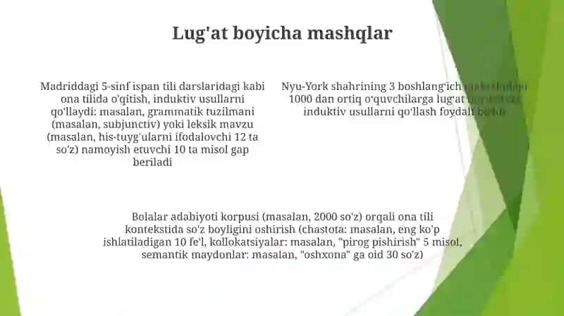 Induksiya metodi ona tili fanidan 4