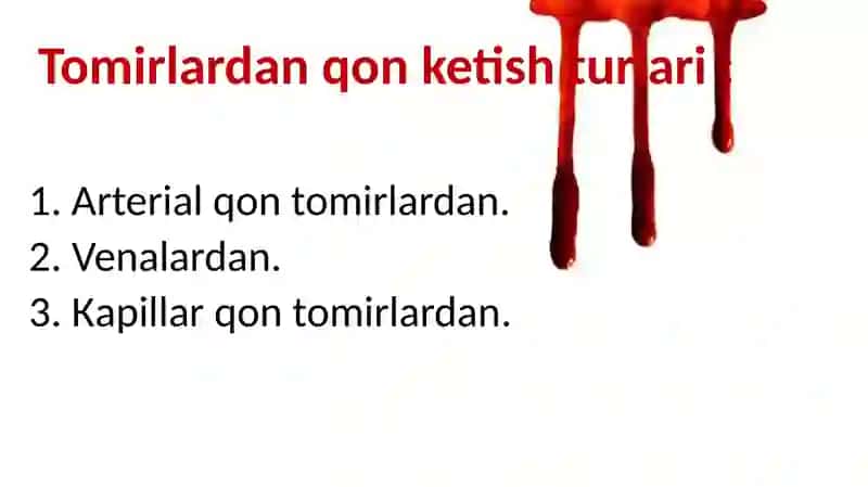 Arterial qonketish 4