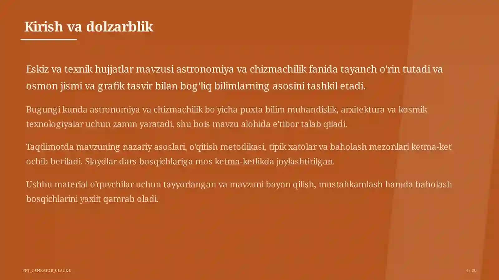 Eskiz va texnik hujjatlar (9-sinf) 4