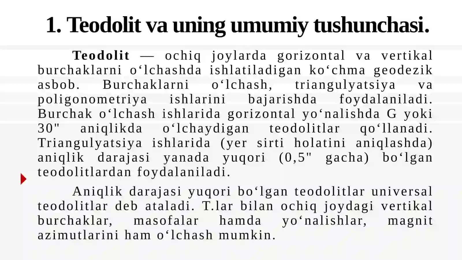 Teodolit va uning turlari 4