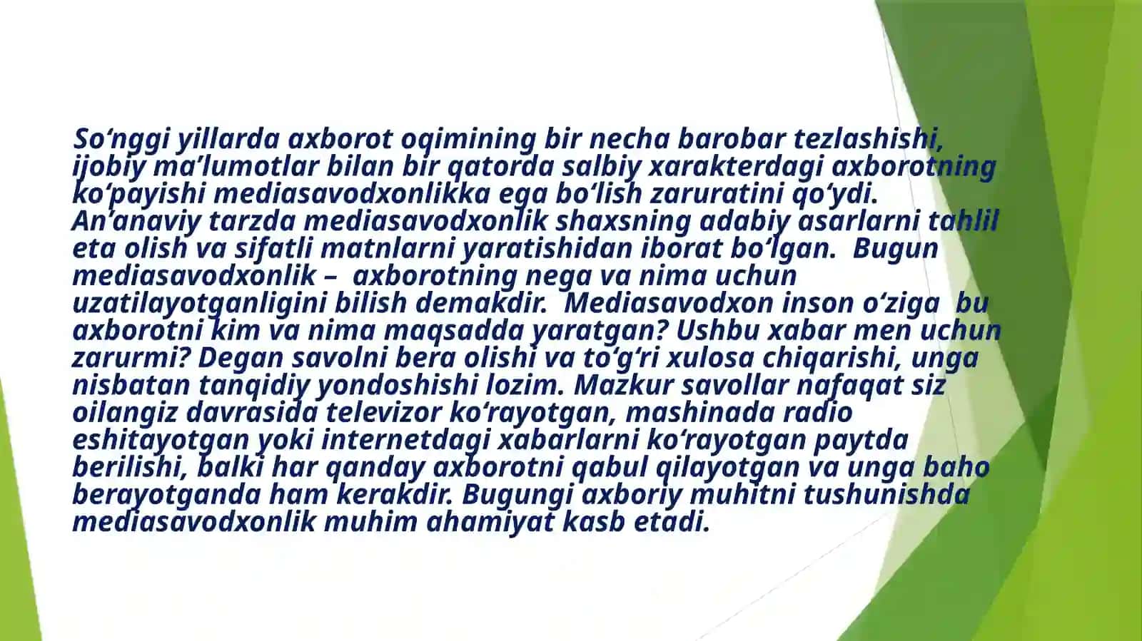 Mediasavodxonlikni oshirishning usul va vositalari 4