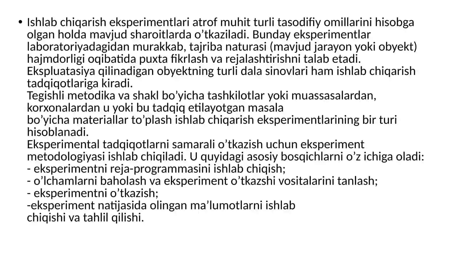 Eksperimentaltadqiqotlar metodologiyasi 4