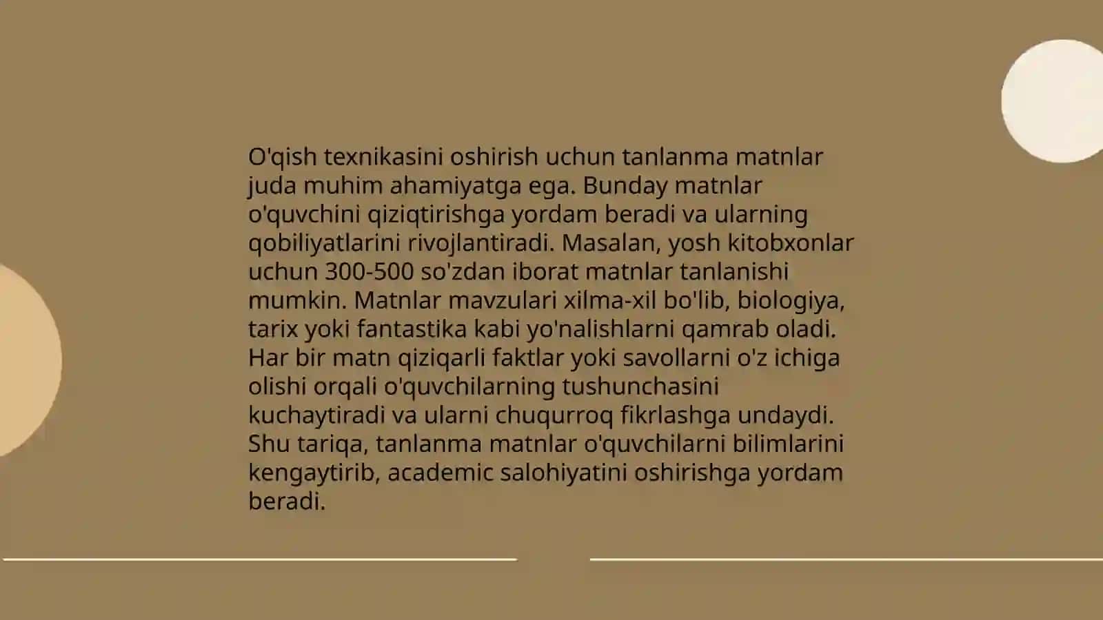 Boshlang'ich ta'limda matn ustida ishlash orqali o'quvchilar nutqini o'stirish 4