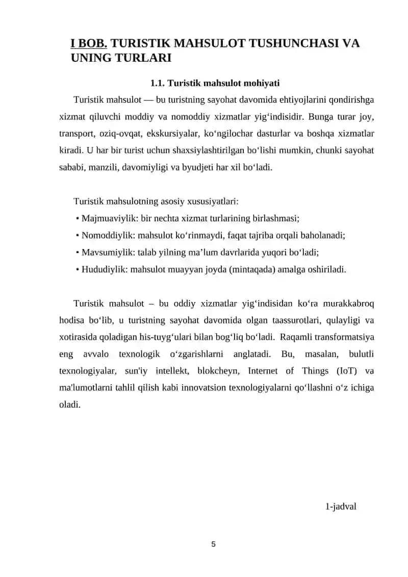 Turistik mahsulotlar 4