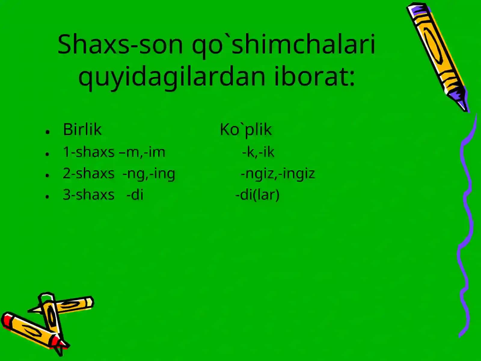 Shaxs-son shakllari 4