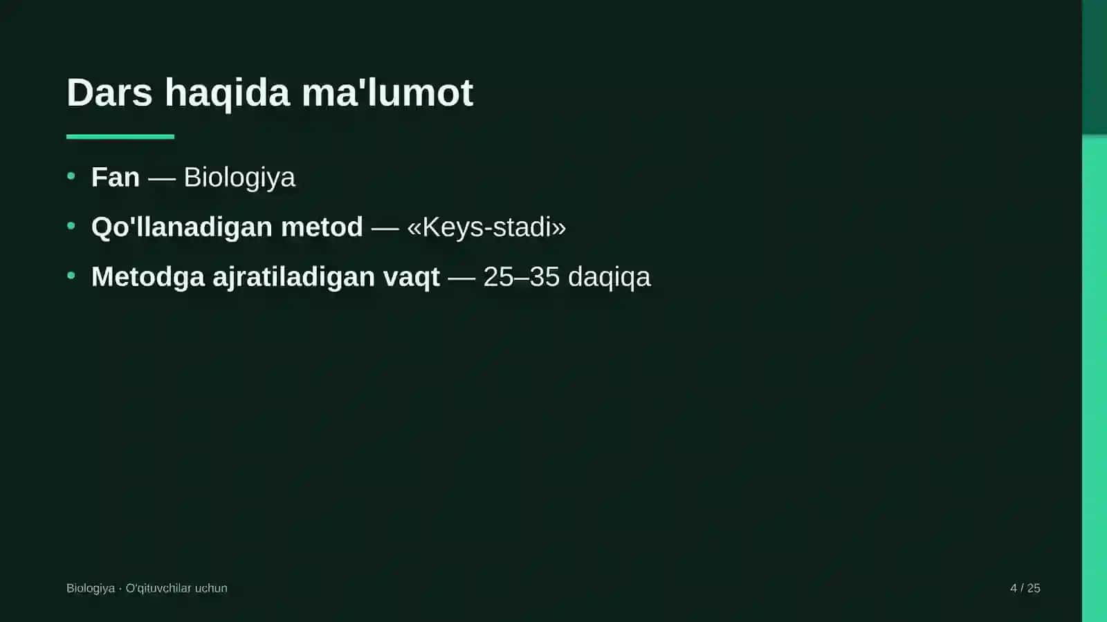 biologiya darslarida keys stadi metodidan foydalanish 9804 4