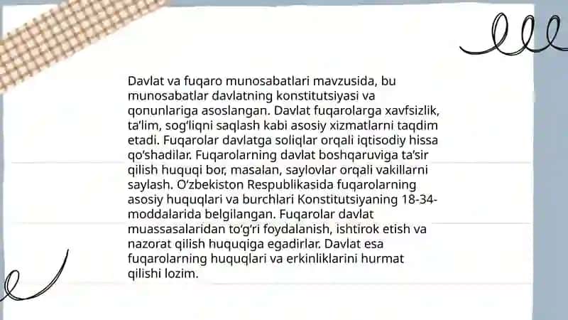 O'zbekistonda fuqarolar burchlarining konstitutsiyaviy asoslari 4