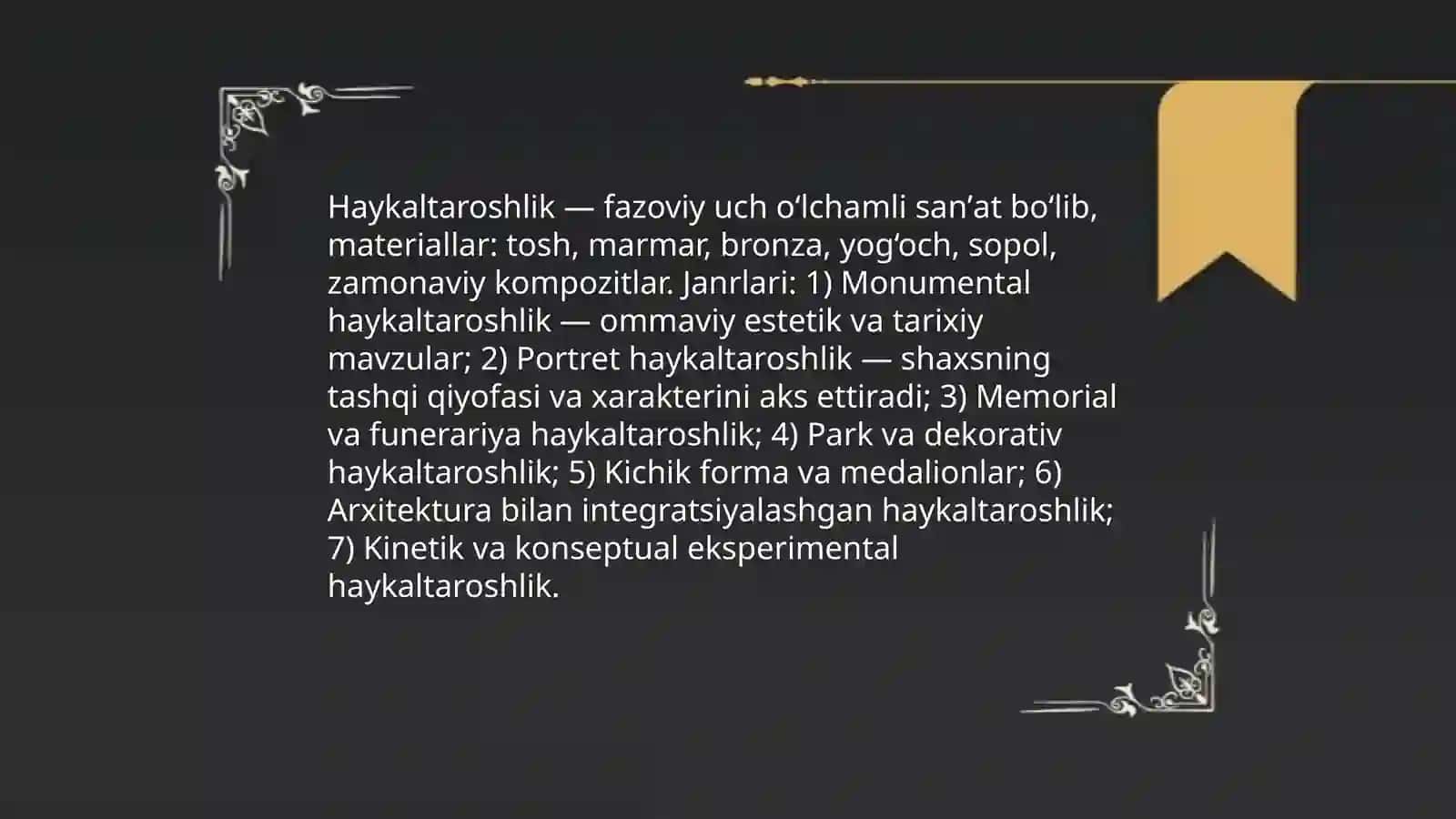 Rassomchilik san’ati: janrlar va turlari 4
