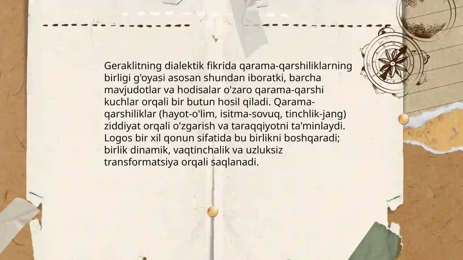 Geraklitning dialektik fikrlari 4