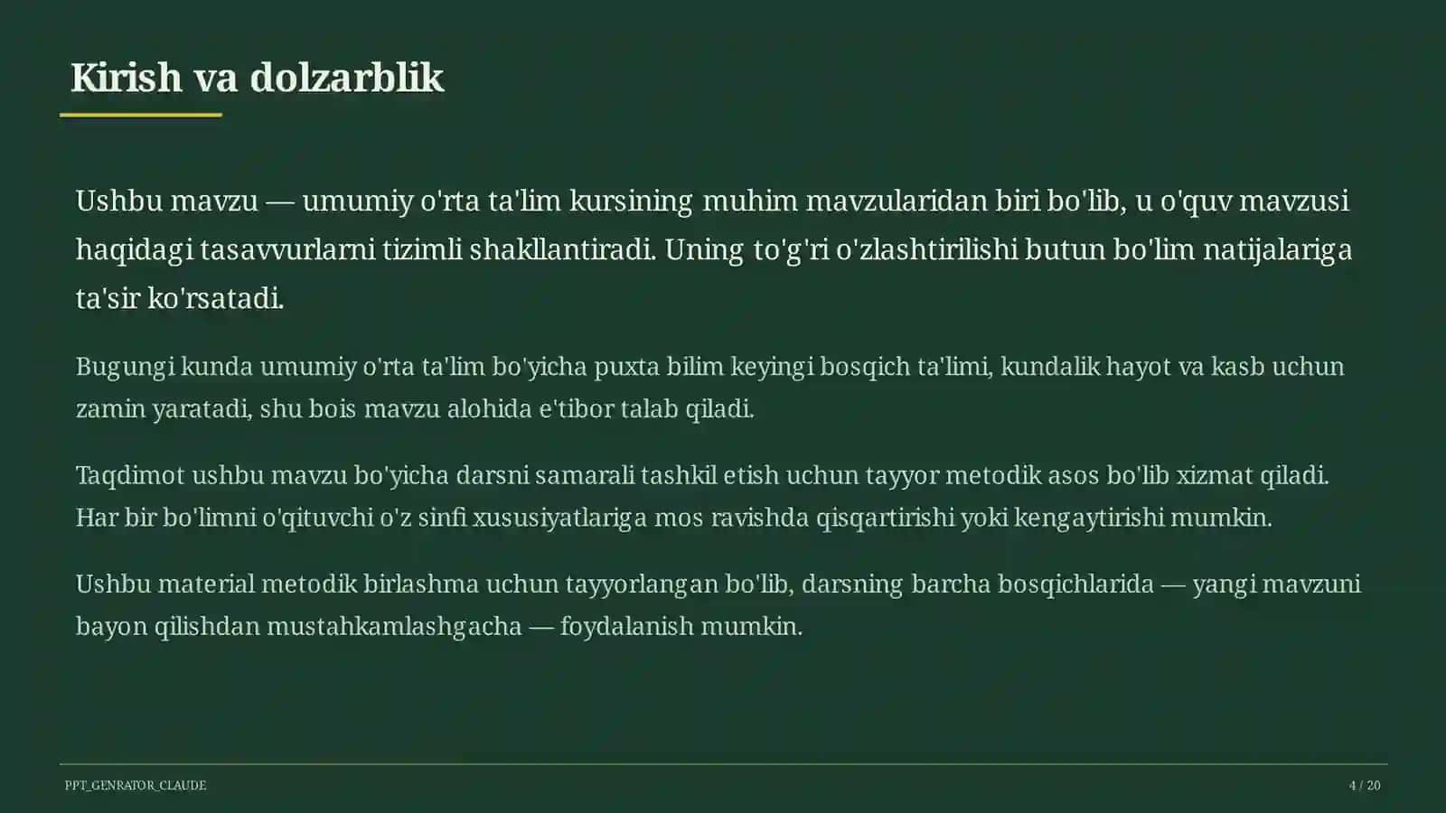 STEAM yondashuvi: fanlararo loyiha darslarini tashkil etish 4