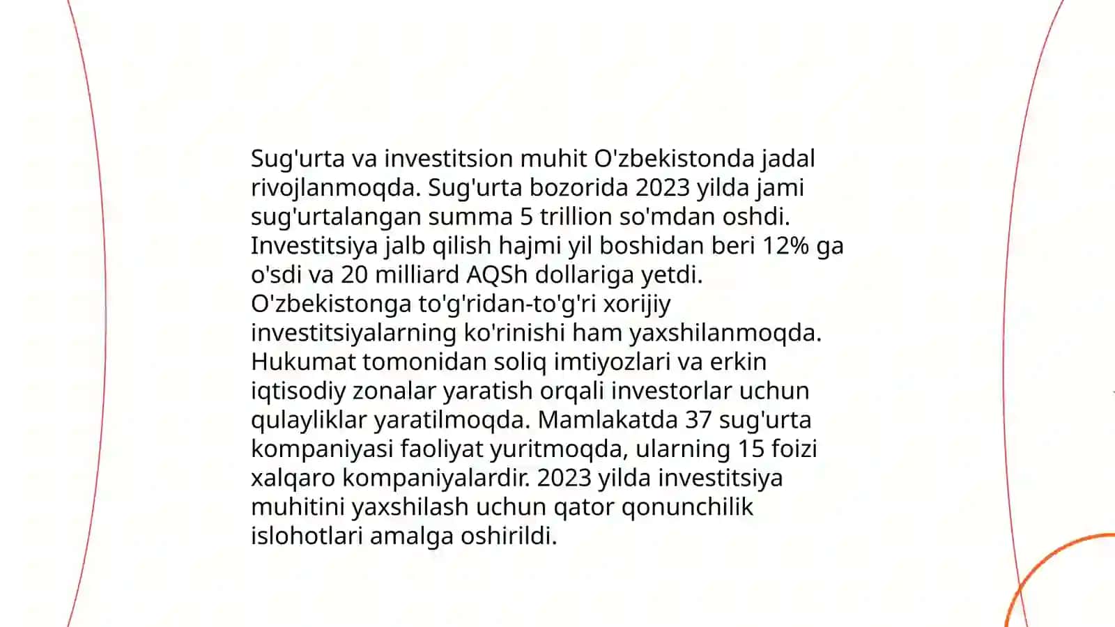 Sug'urta bozori iqtisodiyotga bir necha yo'nalishda ta'sir ko'rsatadi 4