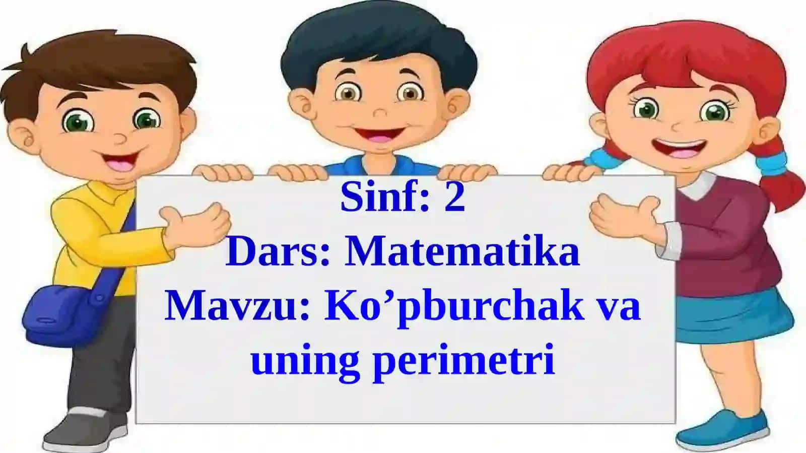 Ko’pburchak va uning perimetri 4