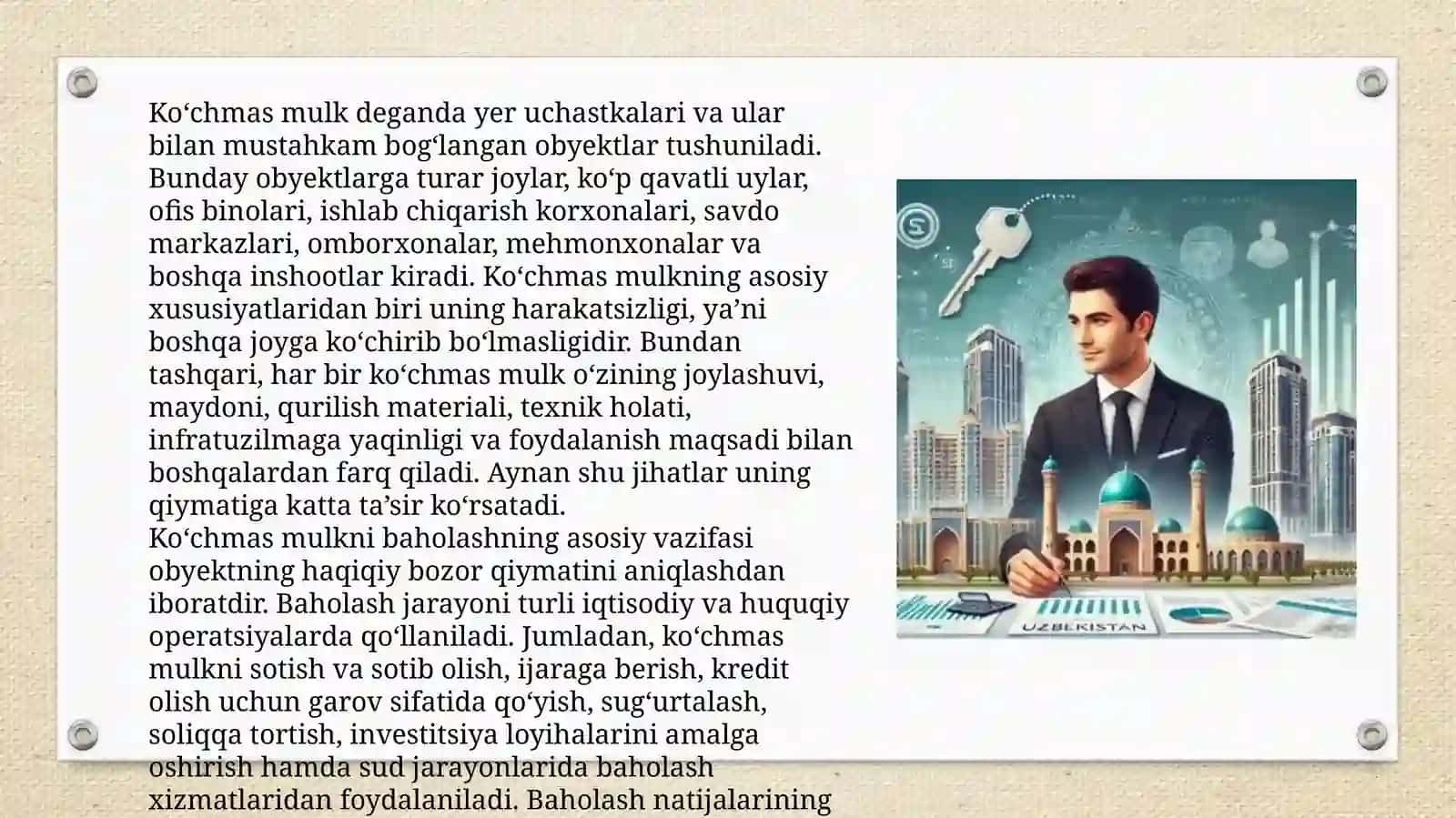 Ko'chmasmulkningbaholashningqiyosiyusuli 4