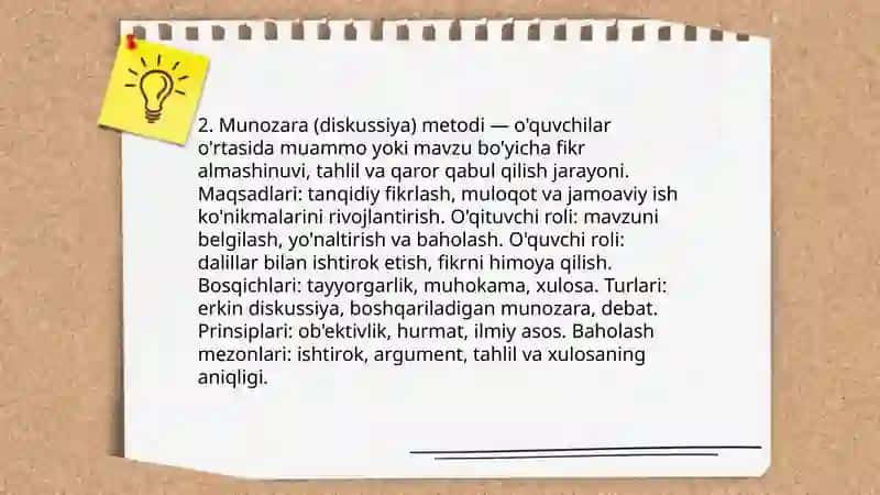 Ma'ruza metodi 4