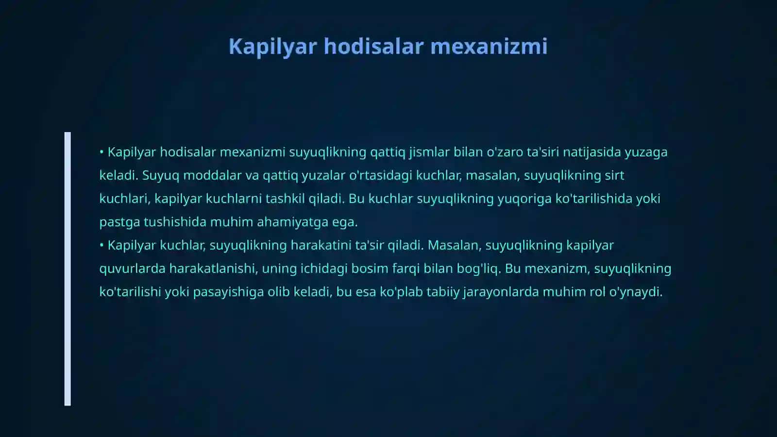 Kapilyar hodisalar 4