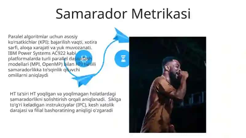 Parallel Algoritmlar Samaradorlik Metrikasi 4