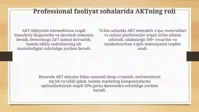 Zamonaviy axborot-kommunikatsiya texnologiyalari 4