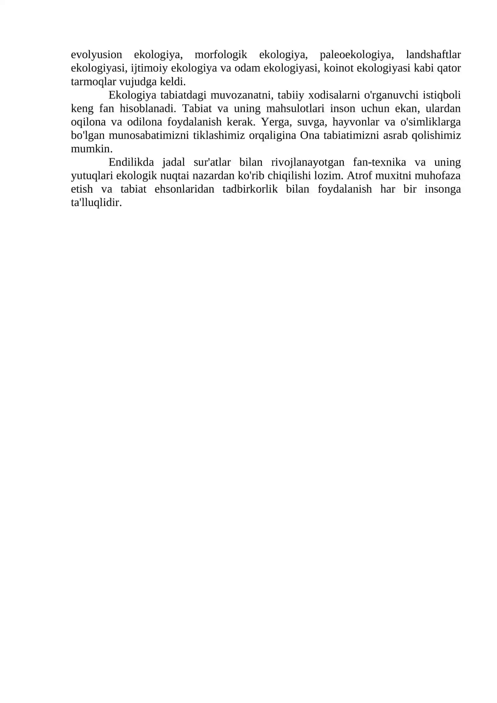 Ekologiya fanining tarixi 4