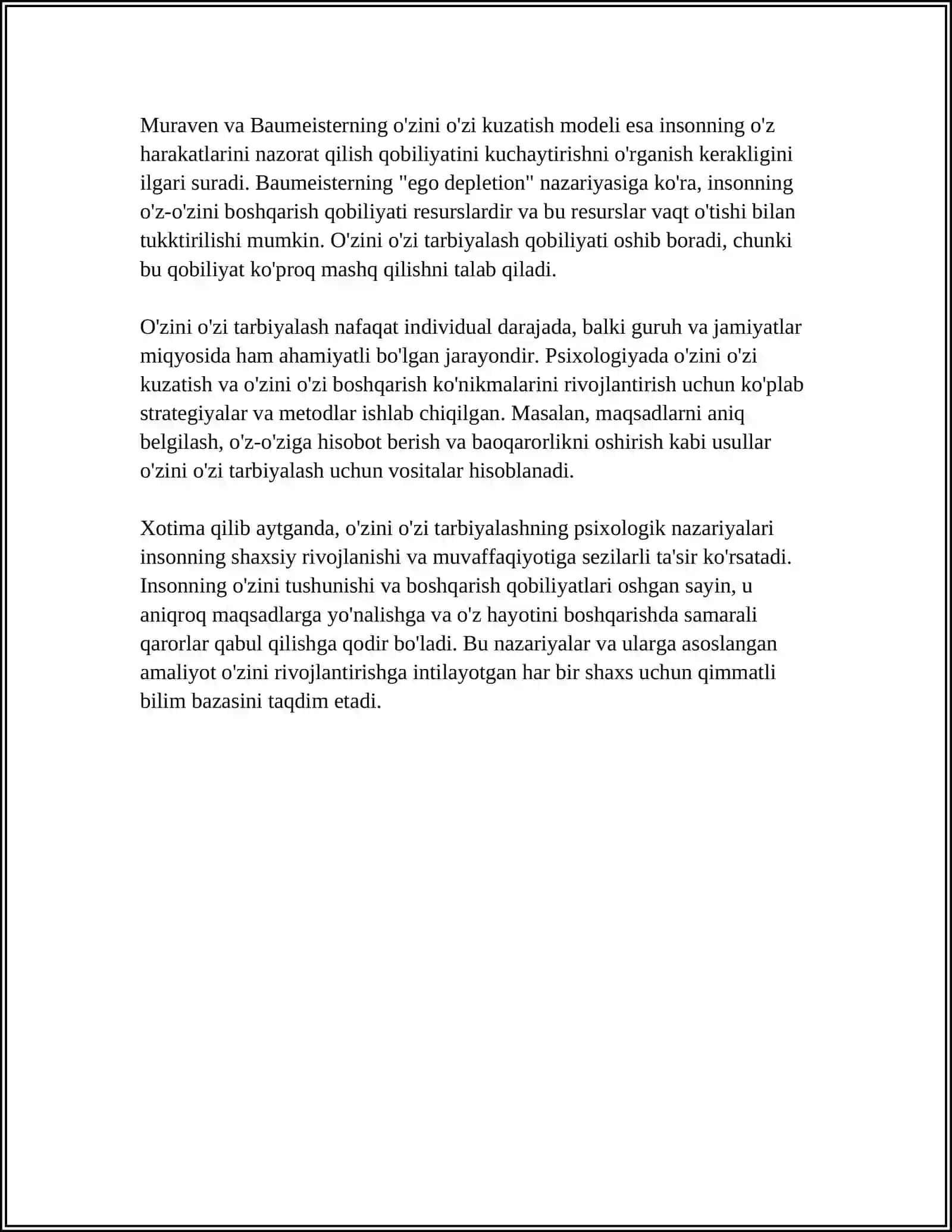 KASBIY OʻZINI OʻZI TARBIYALASH JARAYONINI PSIXOLOGIK-PEDAGOGIK ASOSLARI 4