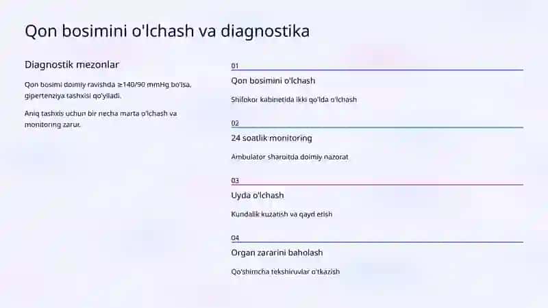 Arterial Gipertenziya: Etiologiyasi, Klinikasi va Davolash Tamoyillari 4