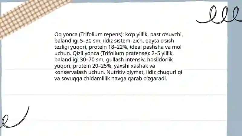 Yem- xashak ekinlari navlari tavsifi 4
