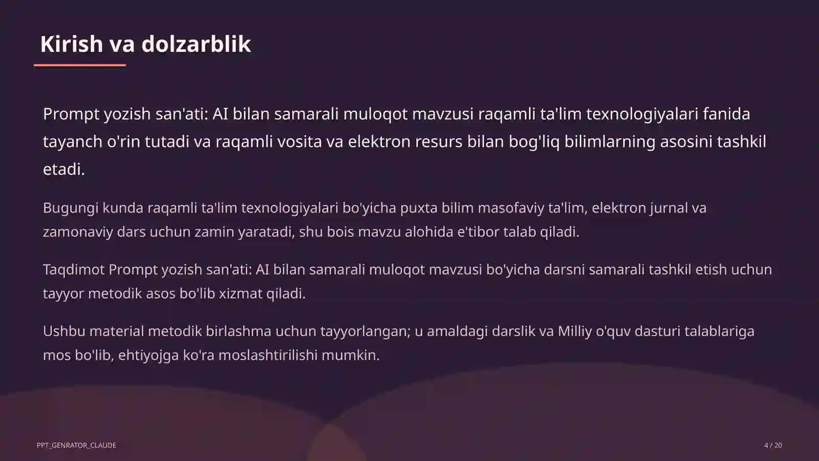 Prompt yozish san'ati: AI bilan samarali muloqot 4