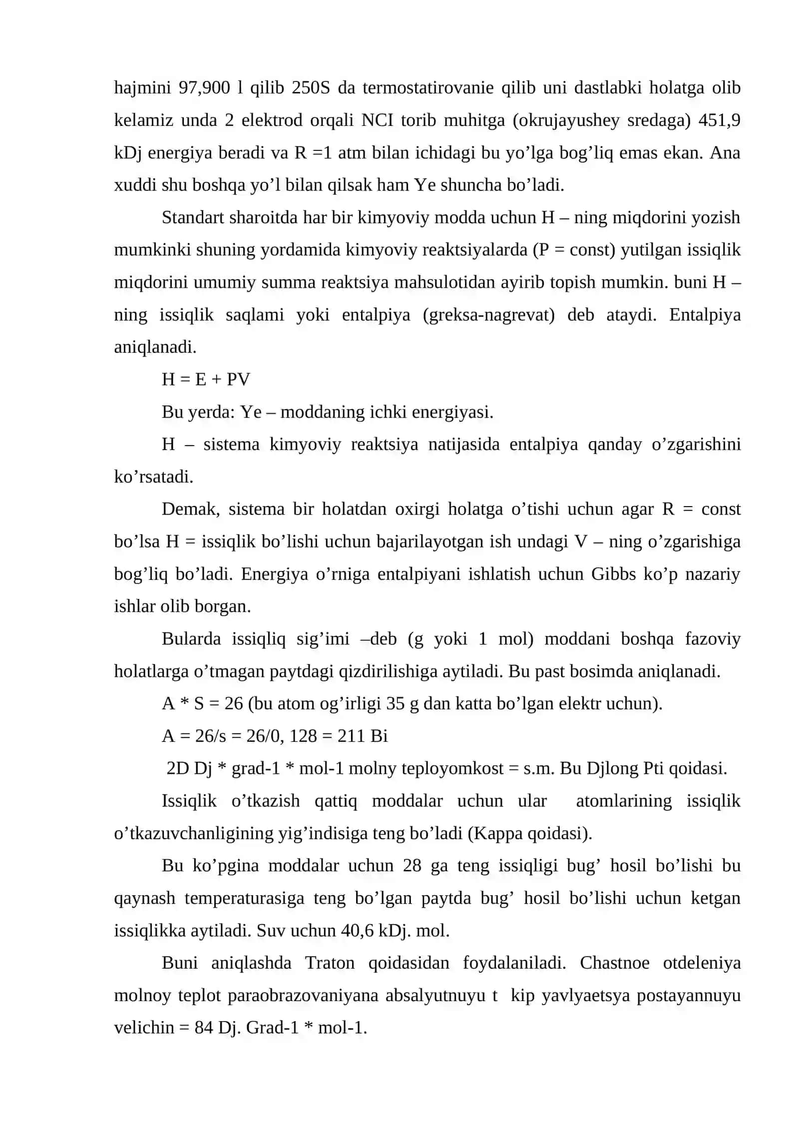 Termodinamika asoslari 4