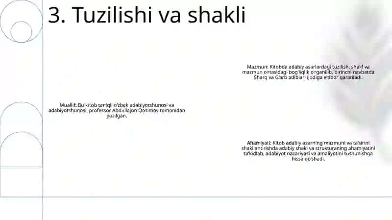 Sharq Yoki GʻArb Yozuvchilarining Ijodi Misolida Shakl Va Mavzu Tahlili 4