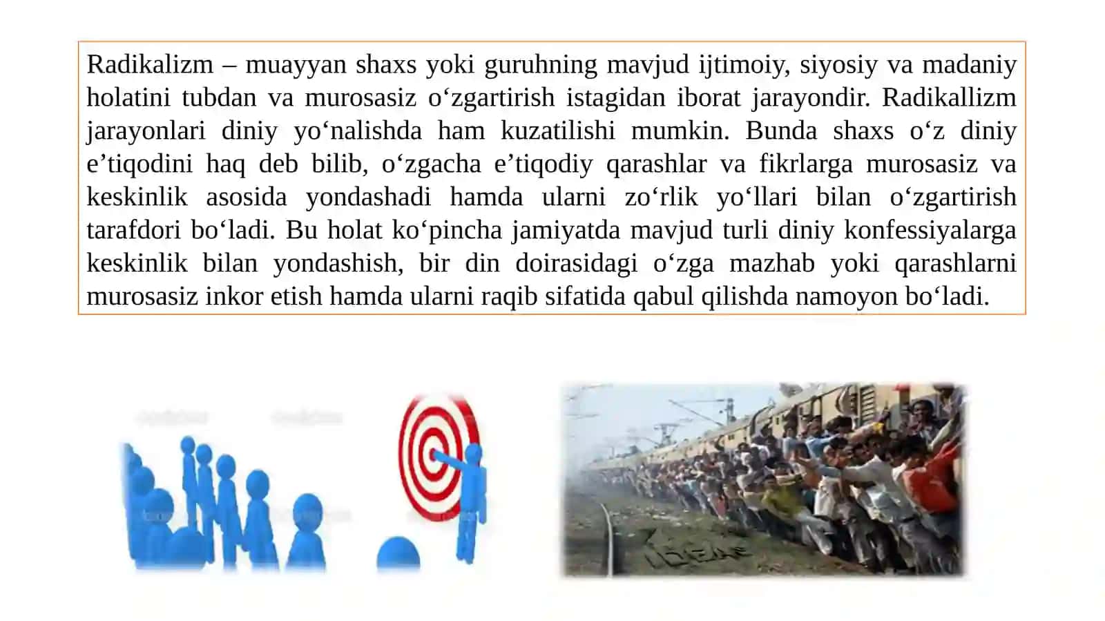 DINIY FANATIZM, EKSTREMIZM, FUNDAMENTALIZM, TERRORIZMNING TARIXI VA ULARNING HOZIRGI DAVRDA XAVFSIZLIKGA TAHDIDI 4
